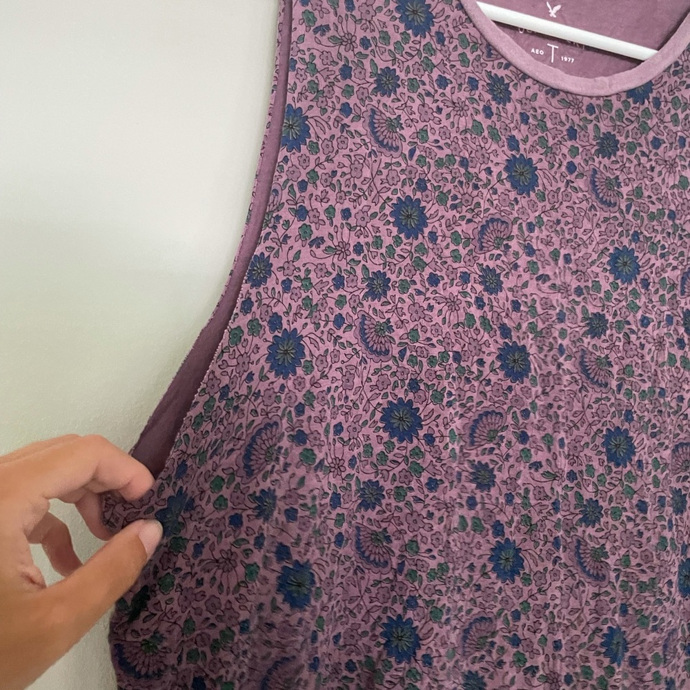 American Eagle soft & sexy printed muscle tank - Picture 3 of 5